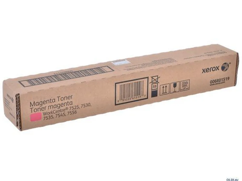 Hauptproduktbild 006R01519 Toner cartridge pro WorkCentre 7525,7530,7545 tiskárny, XEROX magenta, 15 tis.