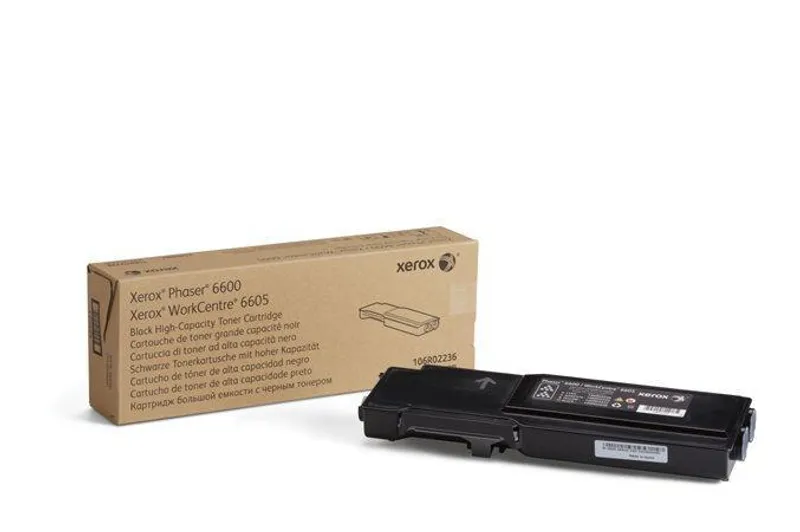 Hauptproduktbild 106R02236 Toner cartridge pro Phaser 6600, WC6605 tiskárna, XEROX černá, 8k