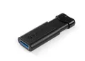 128GB USB-Stick "PinStripe", USB 3.0, VERBATIM, schwarz