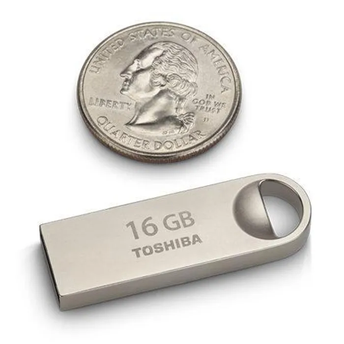 Hauptproduktbild 16GB USB flash disk "OWARI", kov, USB 2.0, TOSHIBA