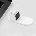 2in1 kabellos Ladegerät, für Handy und Apple Watch, weiss, 5V, 10W, Qi
