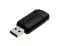 32 GB USB Flash 2.0, 11/8 MB/Sek., Nadelstreifen, VERBATIM, schwarz