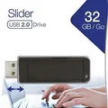 Weiteres Produktbild 32GB USB Flash 2.0 Slider, VERBATIM, schwarz