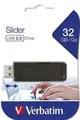 32GB USB Flash 2.0 Slider, VERBATIM, schwarz
