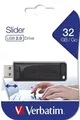 32GB USB Flash 2.0 Slider, VERBATIM, schwarz