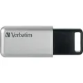 32 GB USB-Flash 3.0, 100/35 MB/s, PC & MAC, VERBATIM „SECURE DATA PRO“, grau