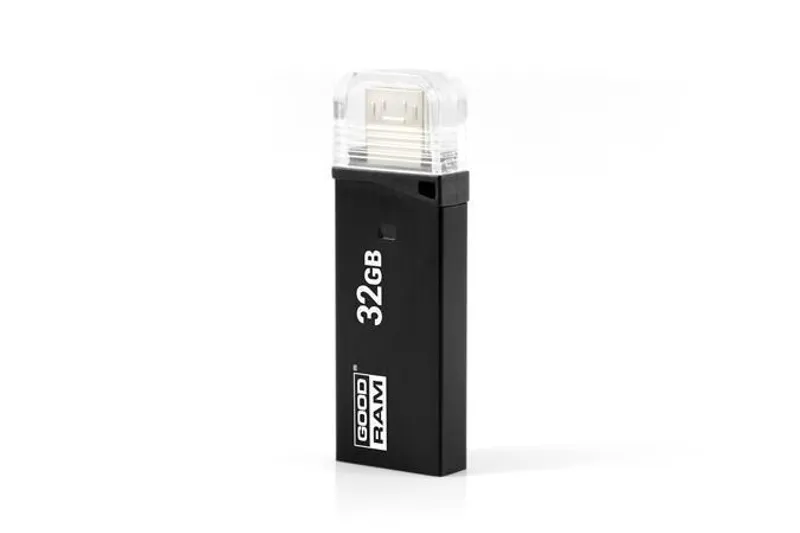 Hauptproduktbild 32GB USB flash disk 3.0 + micro USB adaptér, 120/10 MB/sec, kov, GOODRAM "TWIN"