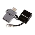 Weiteres Produktbild 64GB USB-Flash-Laufwerk „DUAL“, USB 2.0 + Micro-USB-Adapter, VERBATIM