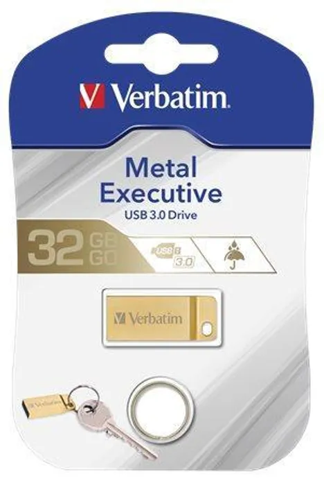 Hauptproduktbild 32GB USB flash disk "Exclusive Metal", USB 3.0, VERBATIM