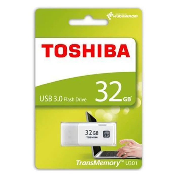 Hauptproduktbild 32GB USB flash disk "HAYABUSA", bílá, USB 3.0, TOSHIBA