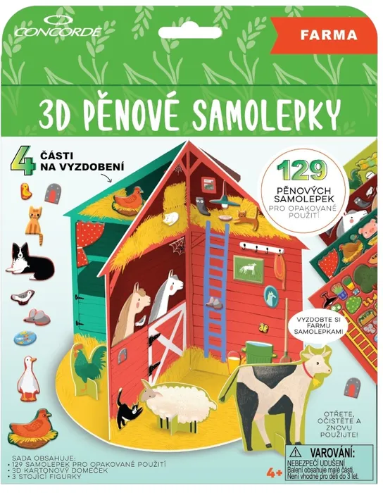 Hauptproduktbild 3D pěnové samolepky CONCORDE Farma