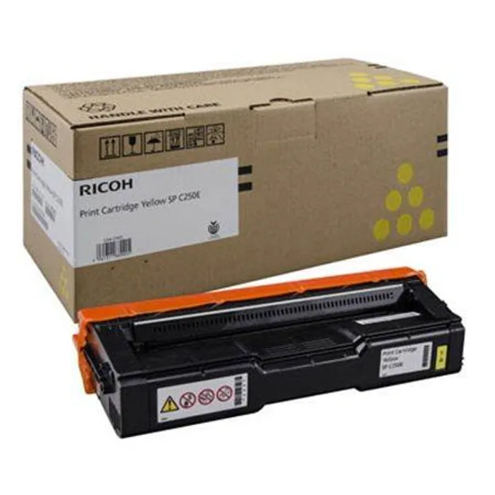 Hauptproduktbild 407546 Toner pro SP C250DN, SP C250SF tiskárny, RICOH žlutá, 1 600 stránek