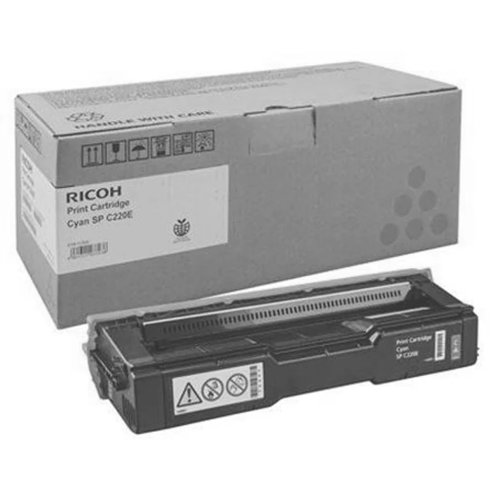Hauptproduktbild 407645 Toner pro Aficio SP C220N / SP C221N / SP C222DN tiskárny, RICOH cyan, 2 000 stráne