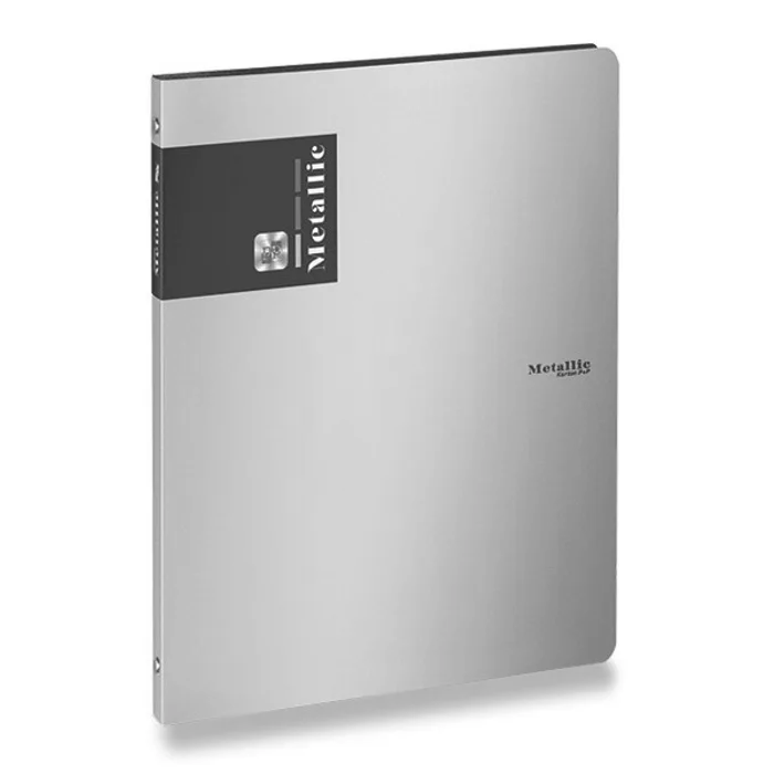 Hauptproduktbild 4kroužkový pořadač Metallic stříbrná