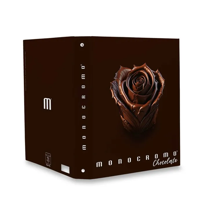 Hauptproduktbild 4kroužkový pořadač Pigna Monocromo Chocolate - A4, 30 mm, mix motivů