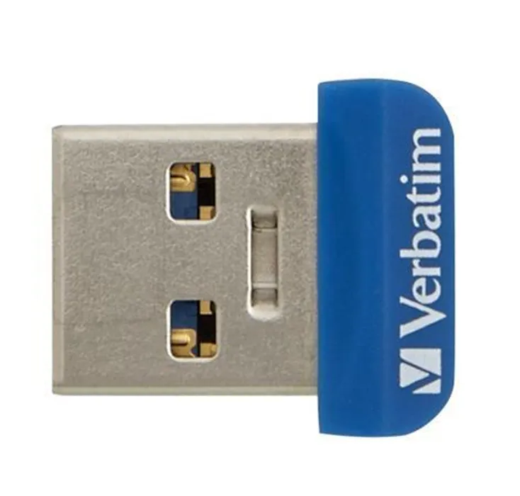 Hauptproduktbild 64GB USB Flash 3.0, 80/25 MB/sec, VERBATIM "NANO STORE ´N´ STAY"