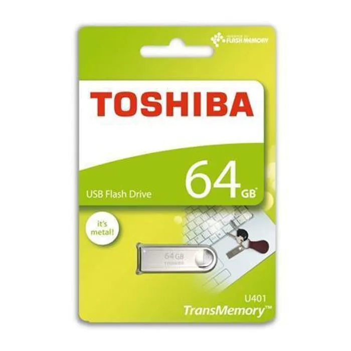 Hauptproduktbild 64GB USB flash disk "OWARI", stříbrná, USB 2.0, TOSHIBA