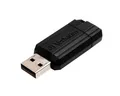 8 GB USB-Stick 2.0, 10/4 MB/s, Pin Stripe, VERBATIM, schwarz
