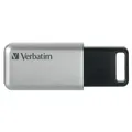 32 GB USB-Flash 3.0, 100/35 MB/s, PC & MAC, VERBATIM „SECURE DATA PRO“, grau