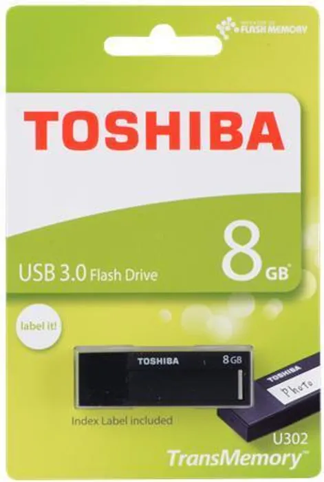 Hauptproduktbild 8GB USB flash disk "DAICHI", černá, USB 3.0, TOSHIBA