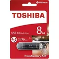 8GB USB-Stick "SUZAKU", schwarz, USB 3.0, 70/10 MB/s, TOSHIBA