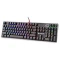 A4Tech B820R, Tastatur CZ, Game, unterbeleuchtet typ verkabelt (USB), schwarz, mechanische
