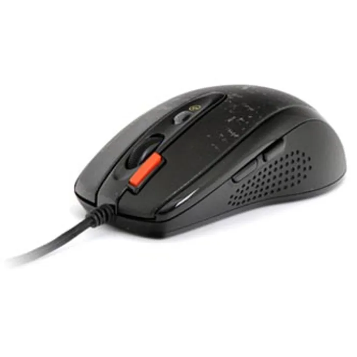 Hauptproduktbild A4tech Myš F5, 3000DPI, optická, 7tl., 1 kolečko, drátová USB, černá, herní, V-Track, pam