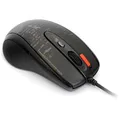 A4Tech Maus F5, 3000DPI, optisch, 7Tas., USB verdrahtet, schwarz, Game, V-Track, Speicher 160kB