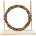Agility-Set für Nagetiere – Hindernis, Kreis, Holz/Weide, 28 × 26 × 12 cm