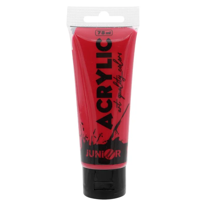 Hauptproduktbild Akrylová barva JUNIOR 75 ml - červená/red