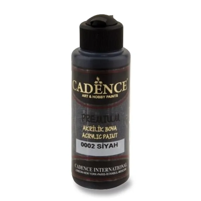 Hauptproduktbild Akrylové barvy Cadence Premium 120 ml,černá