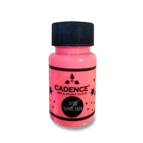 Cadence Premium Acrylfarben 50 ml, leuchtet im Dunkeln, Pink