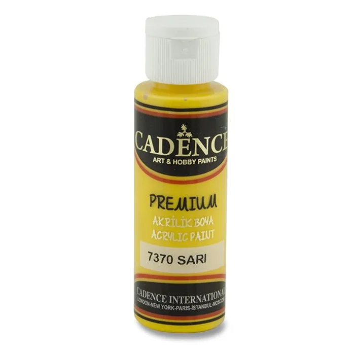 Hauptproduktbild Akrylové barvy Cadence Premium 70 ml, hořčičná