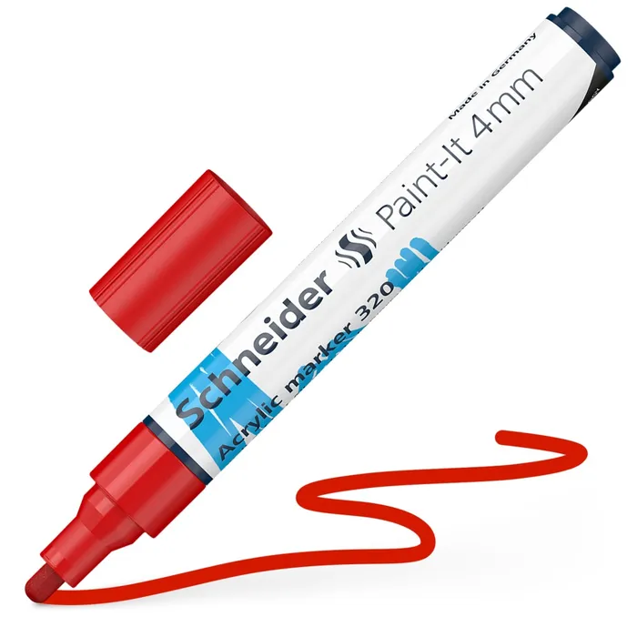 Hauptproduktbild Akrylový popisovač Schneider Paint-It 320 červená