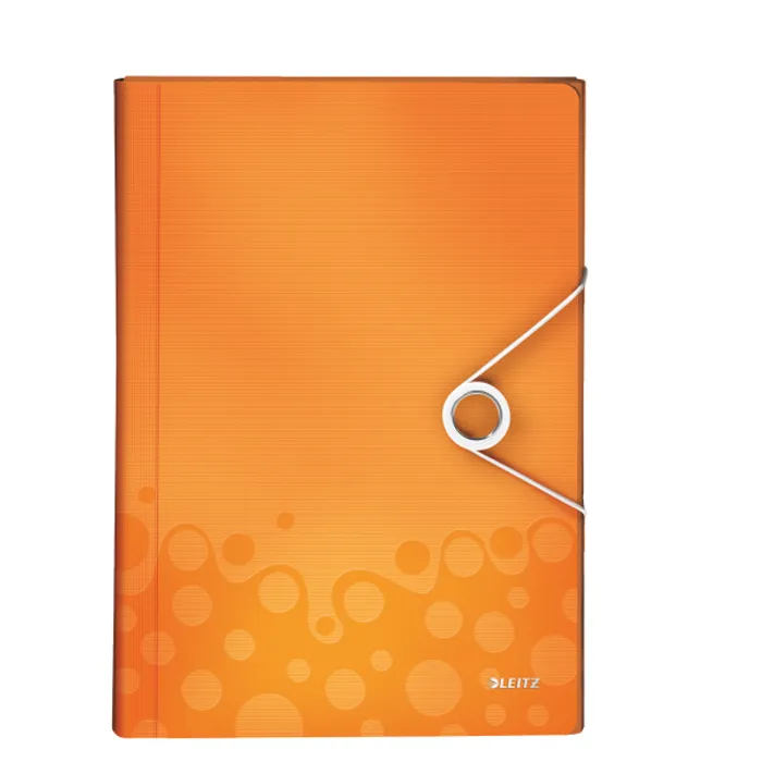 Hauptproduktbild Aktovka s přihrádkami Leitz WOW, PP, oranžová