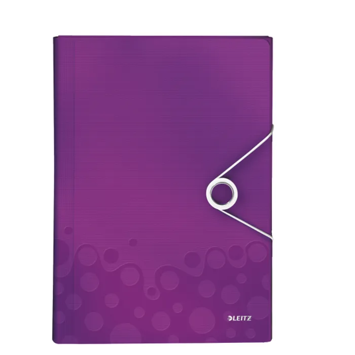 Hauptproduktbild Aktovka s přihrádkami Leitz WOW, PP, purpurová