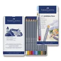 Faber-Castell Goldfaber Aqua Aquarellstifte, Blechdose, 12 Farben