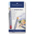 Faber-Castell Goldfaber Aqua Aquarellstifte, Blechdose, 12 Farben