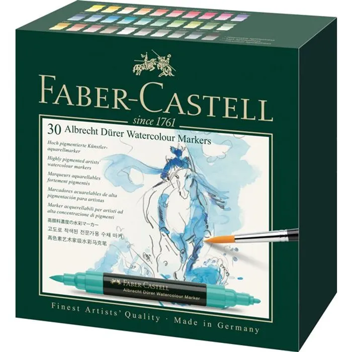 Hauptproduktbild Akvarelové popisovače Albrecht Dürer, pap.krabička 30 ks Faber Castell 160330