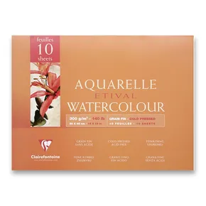Clairefontaine Etival Aquarellblock Cold Pressed 36 x 48 cm, 10 Blätter, 300 g