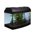 Aquariumset 40 - schwarz rund 40x25x25 cm