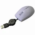 All New Maus M-92, 800DPI, optisch, 3Tas., USB verdrahtet, weiss, mini