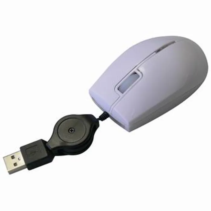 Hauptproduktbild All New Myš M-92, 800DPI, optická, 3tl., 1 kolečko, drátová USB, bílá, mini