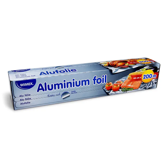 Hauptproduktbild Alu fólie 11µm 44cm x 200m v řezacím boxu [1 ks]