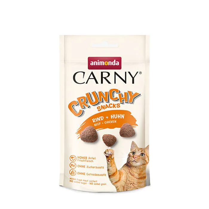 Hauptproduktbild ANIMONDA Carny Crunchy Snacks - hovězí + kuře 50 g
