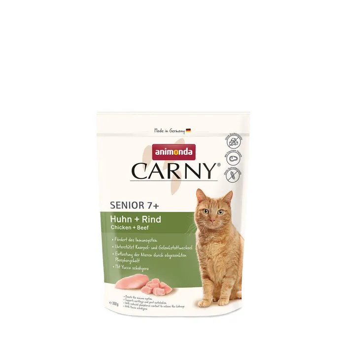 Hauptproduktbild ANIMONDA Carny Senior - kuře + hovězí 350 g