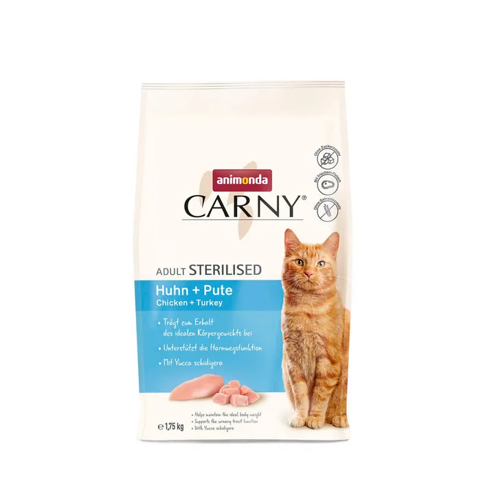 Hauptproduktbild ANIMONDA Carny Sterilised - kuře + krůta 1.75 kg