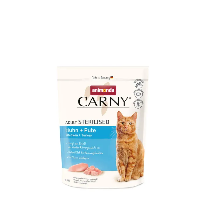 Hauptproduktbild ANIMONDA Carny Sterilised - kuře + krůta 350 g