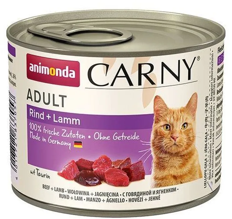 Hauptproduktbild ANIMONDA konzerva CARNY Adult - hovězí, jehněčí 200g