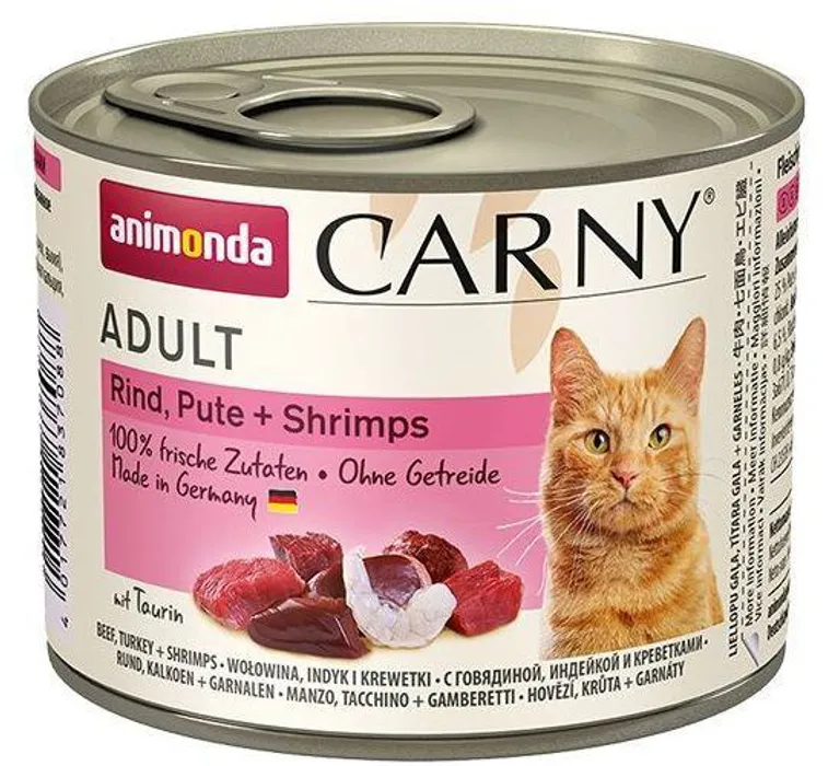 Hauptproduktbild ANIMONDA konzerva CARNY Adult - hovězí, krůta, ráčci 200g